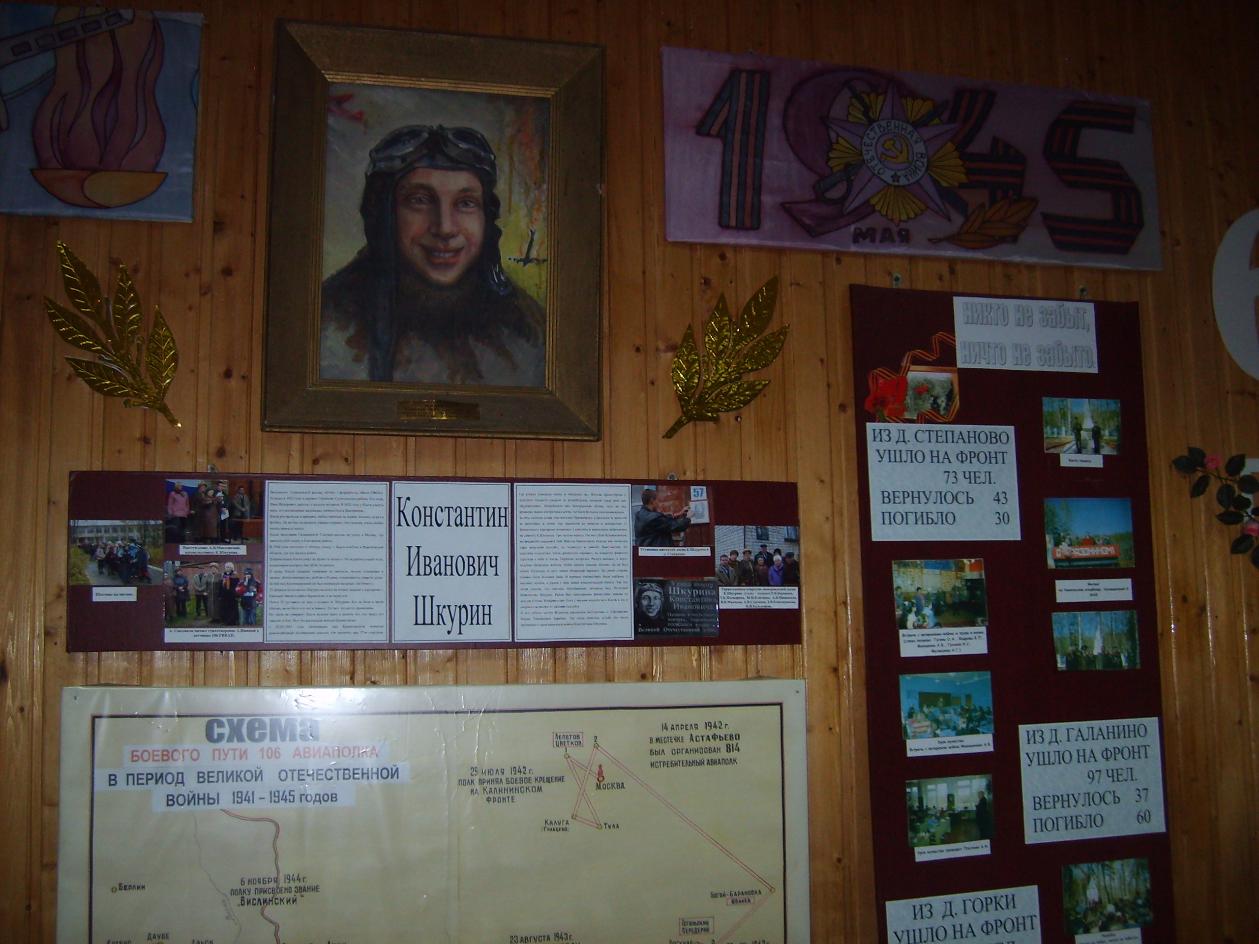Музей боевой и трудовой славы Муромцевской СОШ